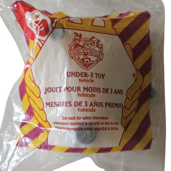 1995 McDonalds Animaniacs Under 3 Toy New in Package - Picture 1 of 2